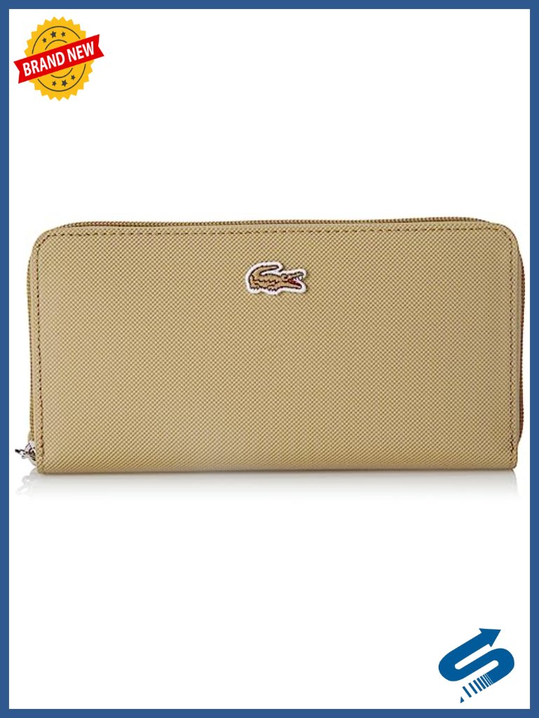 Spacious Zip-Around Wallet With Twelve Card Slots And Coin Pocket